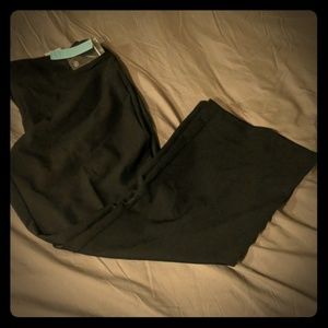 Black Bootcut Slacks